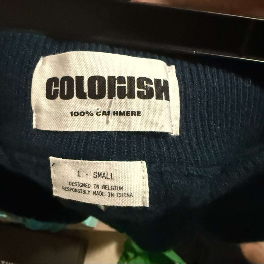Colorush Cashmere Blue Ribbed Shorts Small - Picture 5 of 5